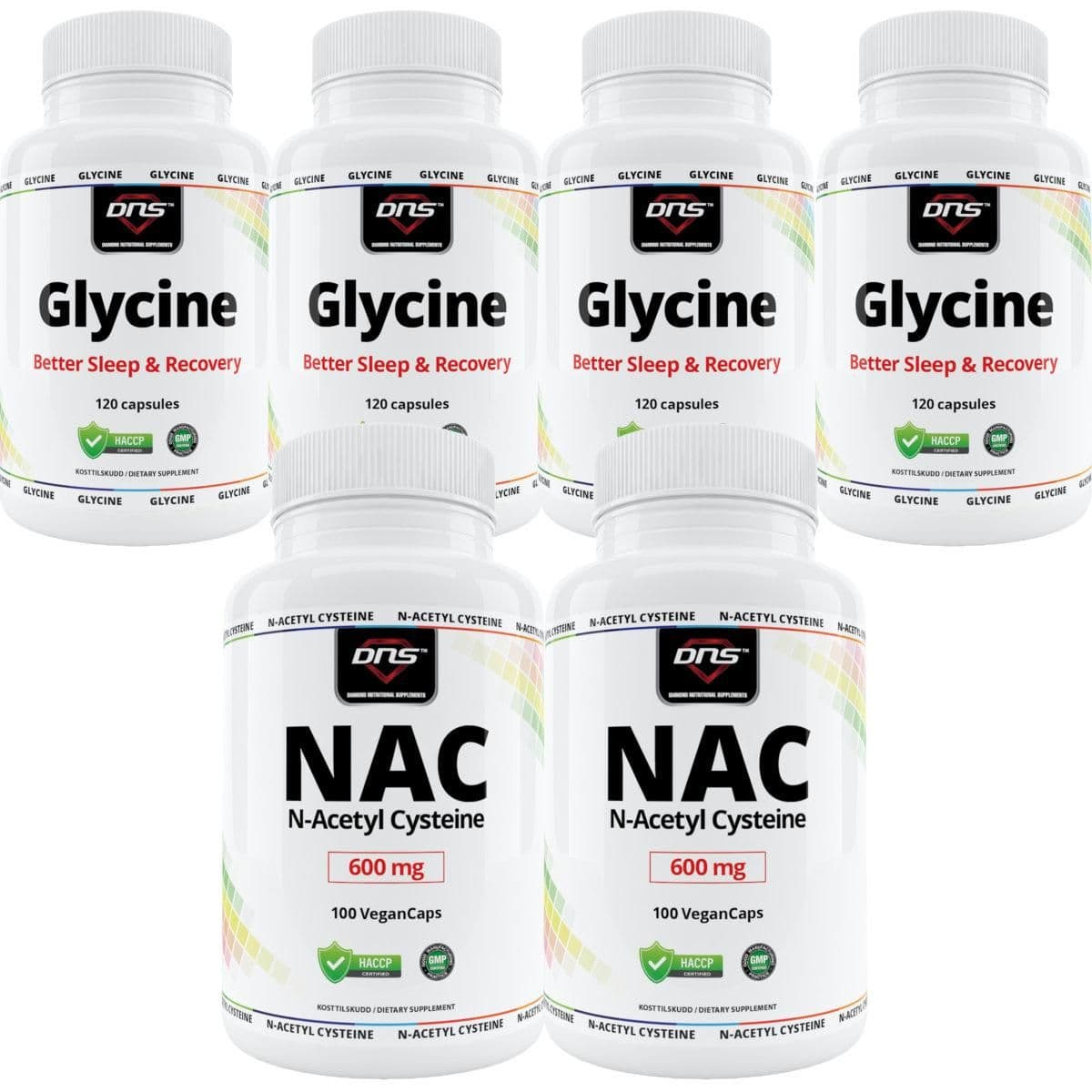 GlyNAC Pakketilbud - Glycine & NAC i kapsler