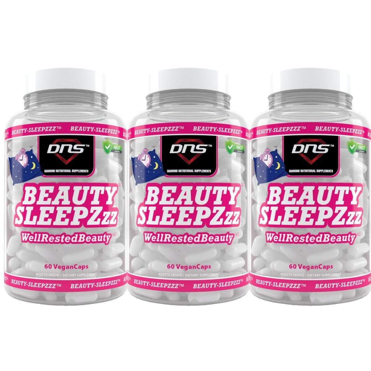 3-pack Beauty Sleepzzz™ - 3 x 60 kapsler