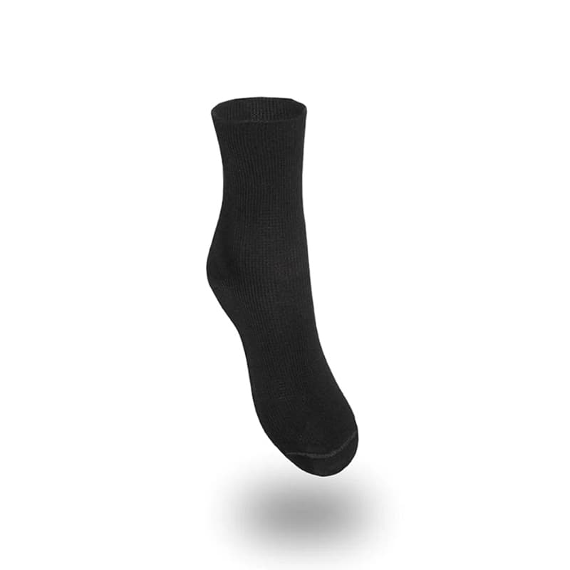 Medisox Comfort - Svart, 38/39, ankelhøy