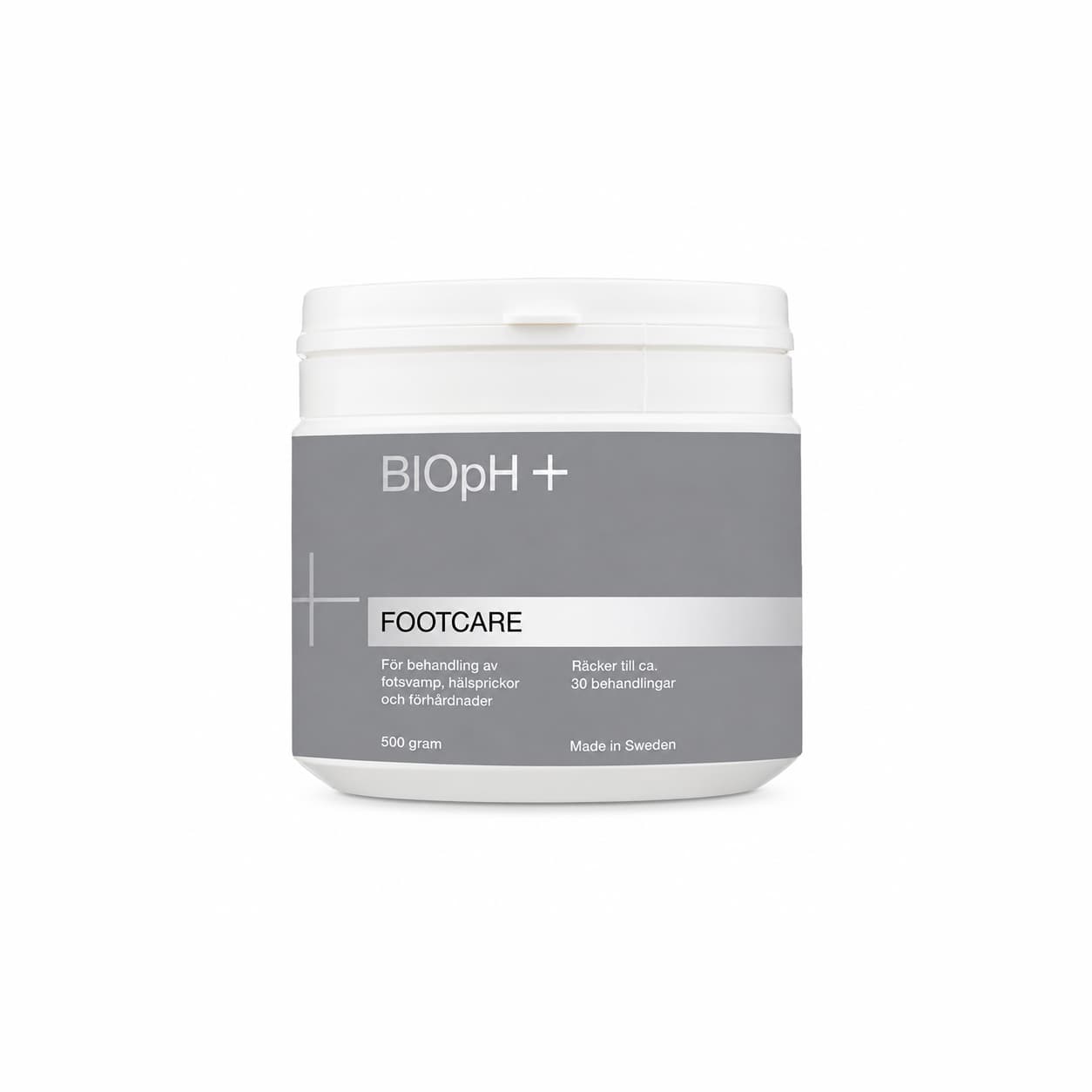 BIOpH+ Fotpleie - 500 g - Medisinsk fotbad for fotsopp og hard hud