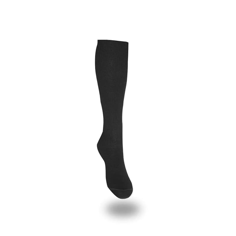 Medisox Comfort - Svart, 46/47, Extra Wide - Support Sock Compression Klasse 1