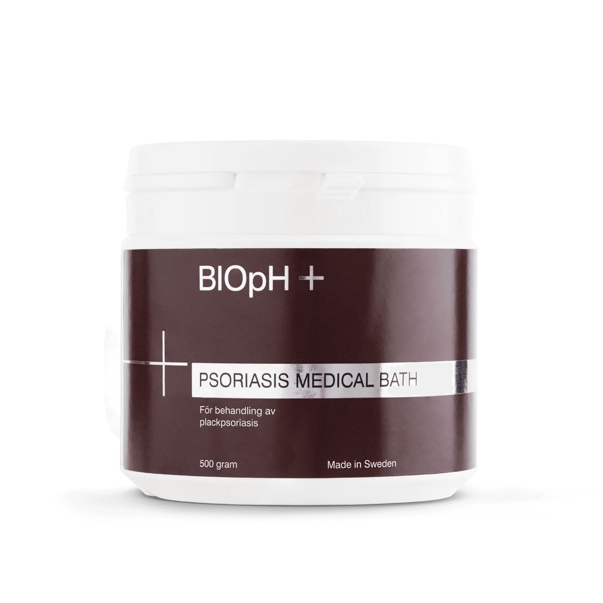 BIOpH+ psoriasis medisinsk bad - 500 g - Behandling for plakkpsoriasis