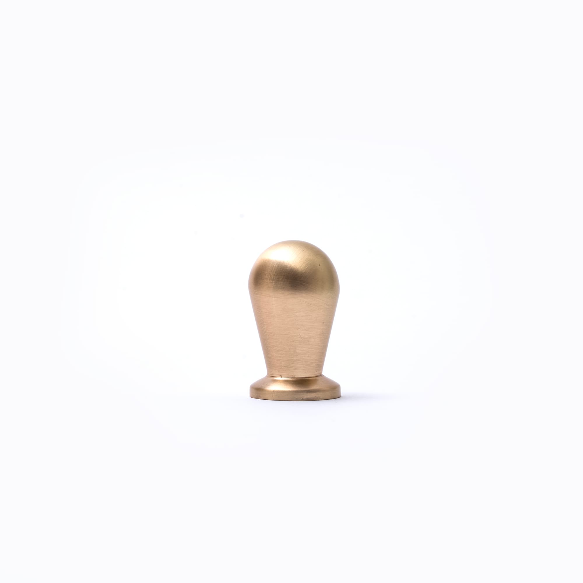 Liten skapknapp i stilig design, matt gull