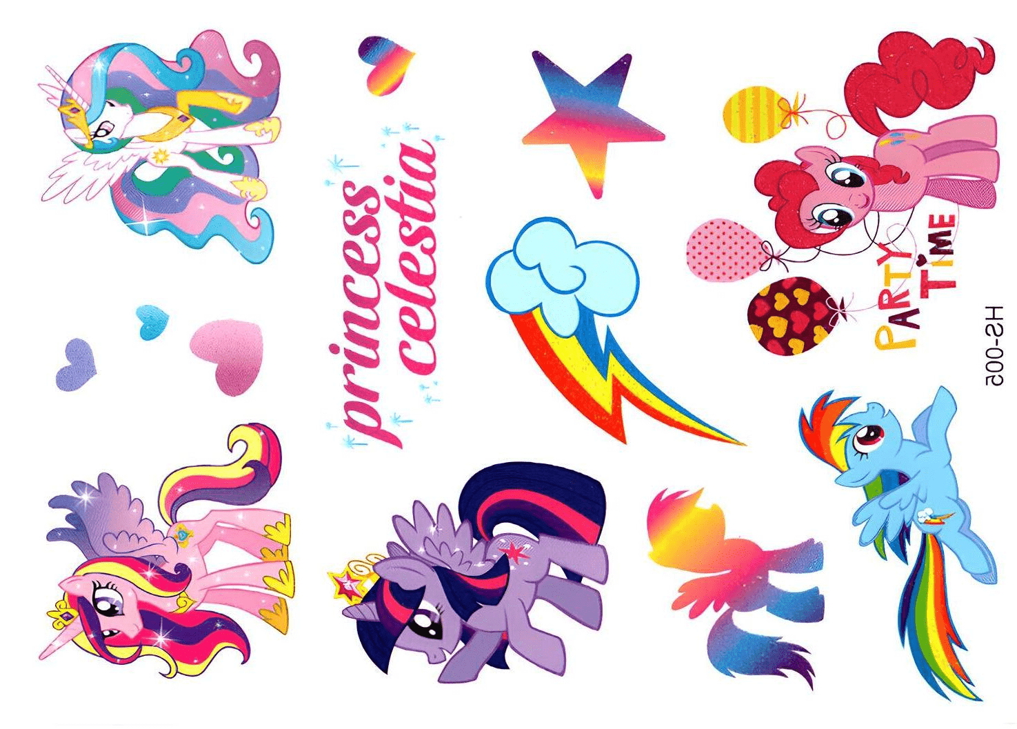 Glitter Tattoos "Party Time"