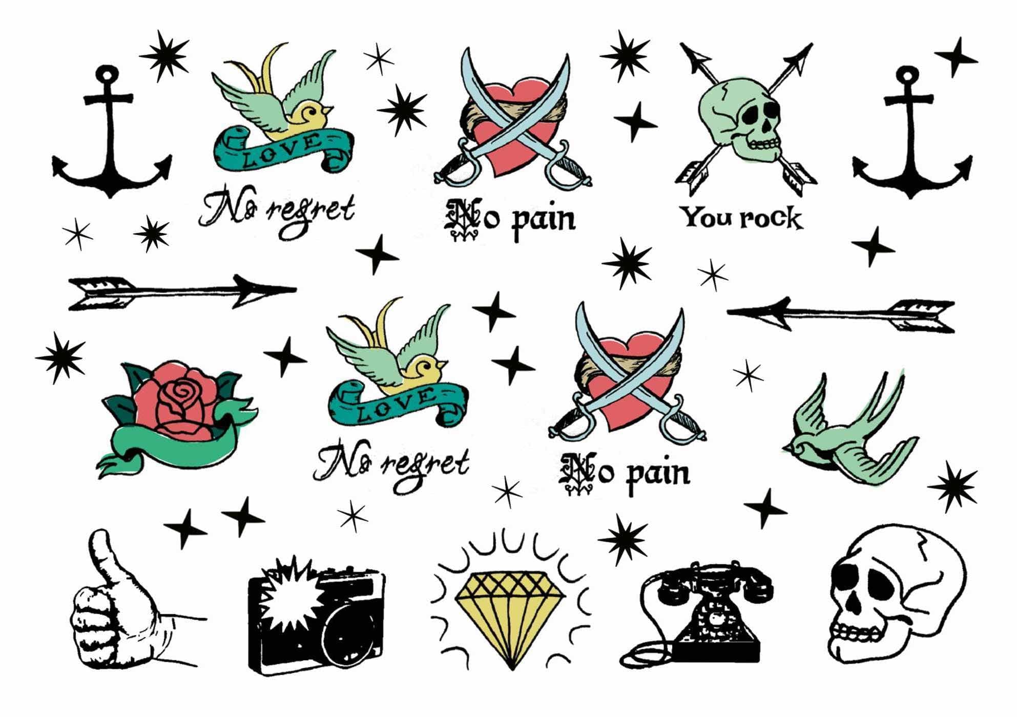 Like ink Tattoo sheet