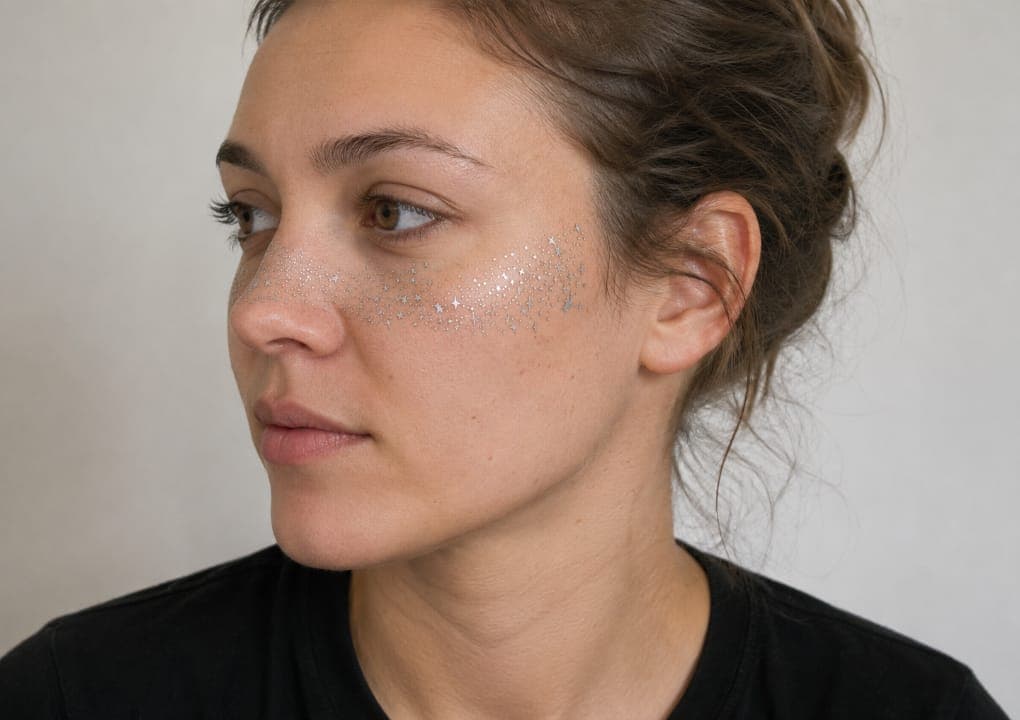 Freckle Tattoos Silver Stars