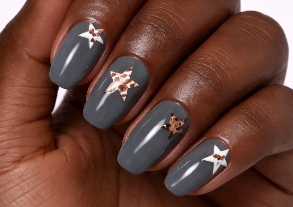 Patterned Star Nail Stickers