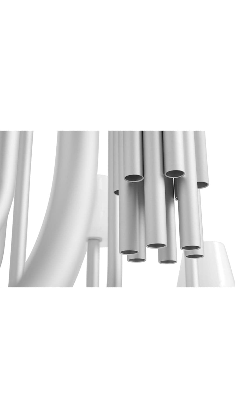 Apollo 1065 Lysekrone Alu/White Opal - HAY - Stue - Aluminium