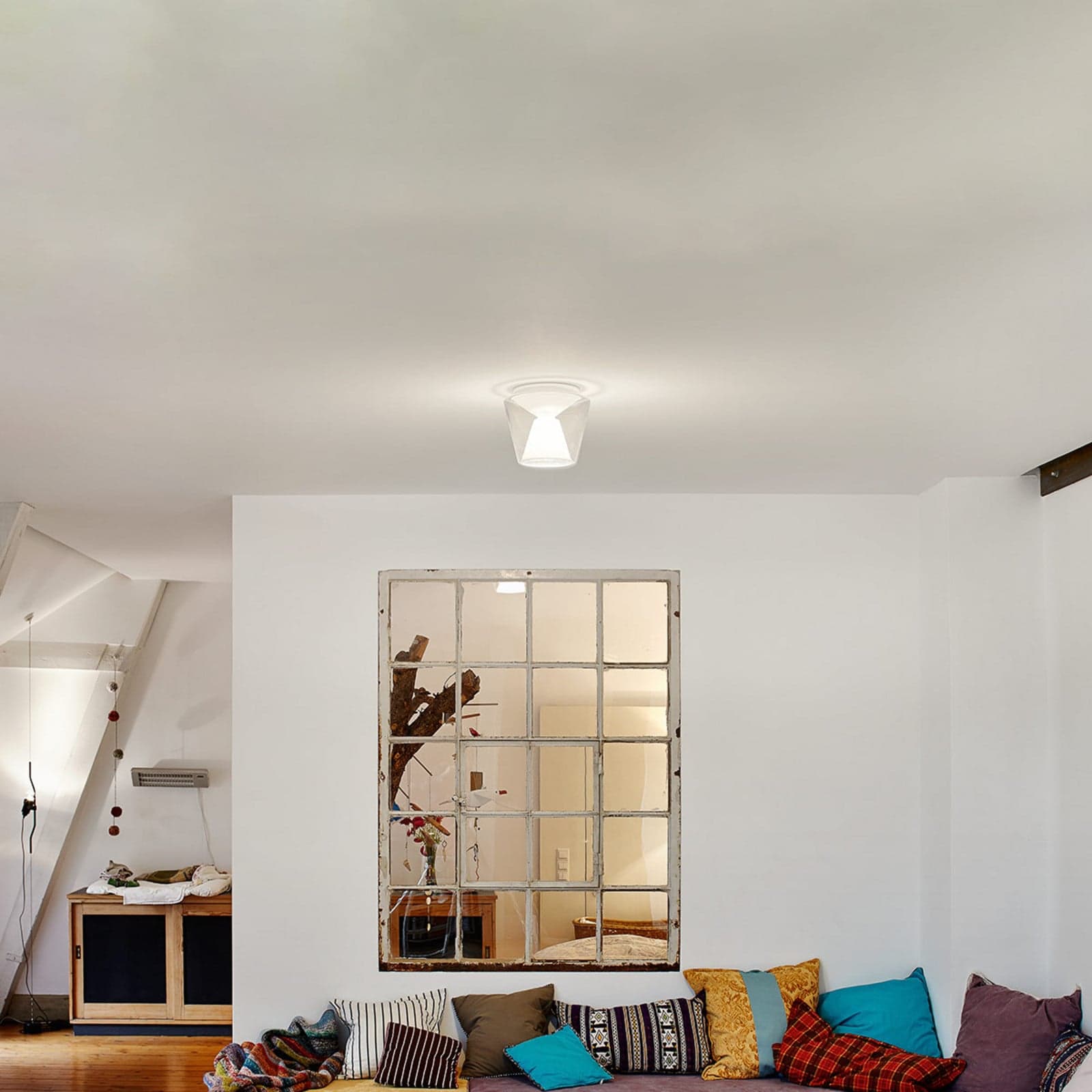 Annex LED Taklampe M Clear/Opal - Serien Lighting Annex M - Stue - Design - Glass