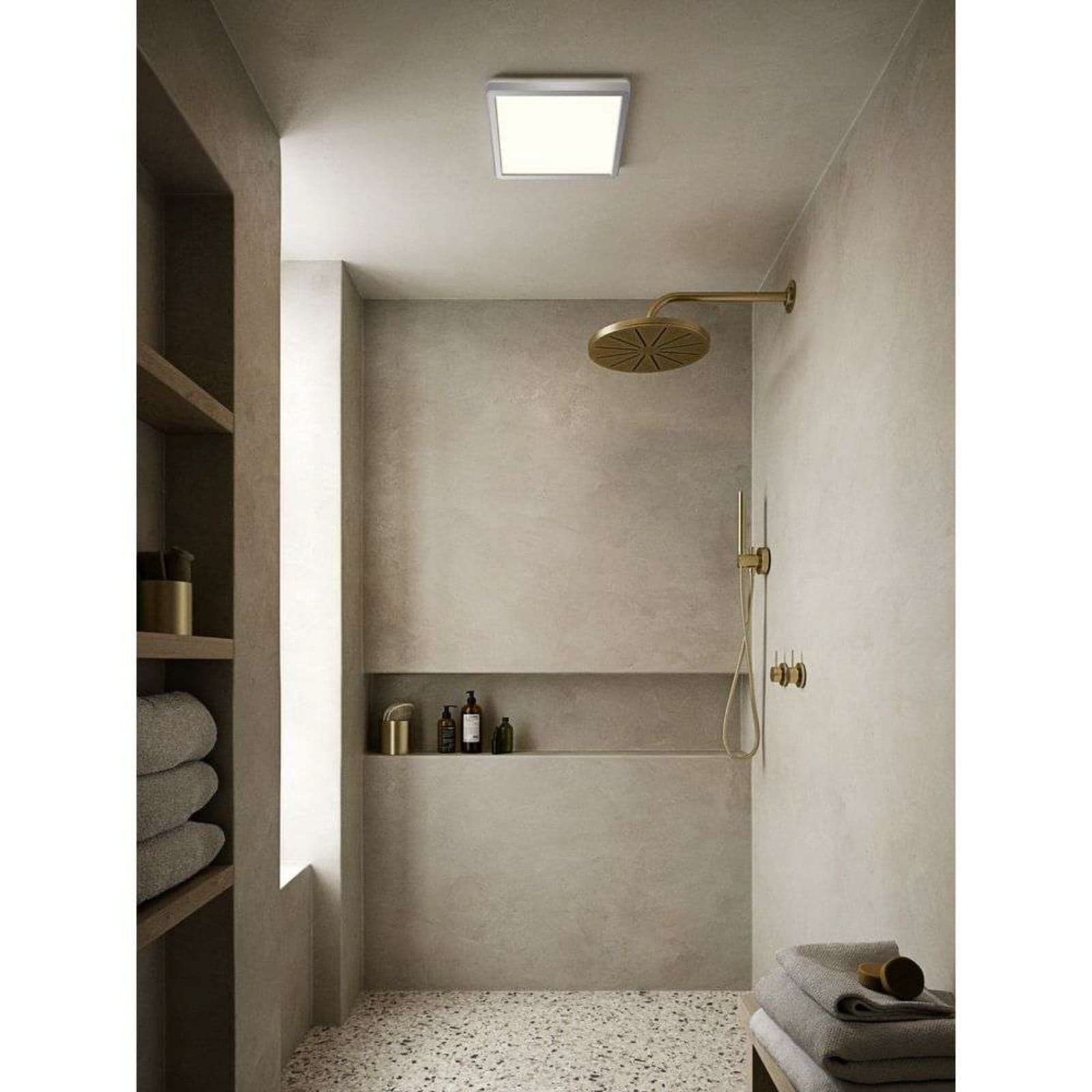Oja Square 29 taklampe IP54 krom – Nordlux - Stue - Plast
