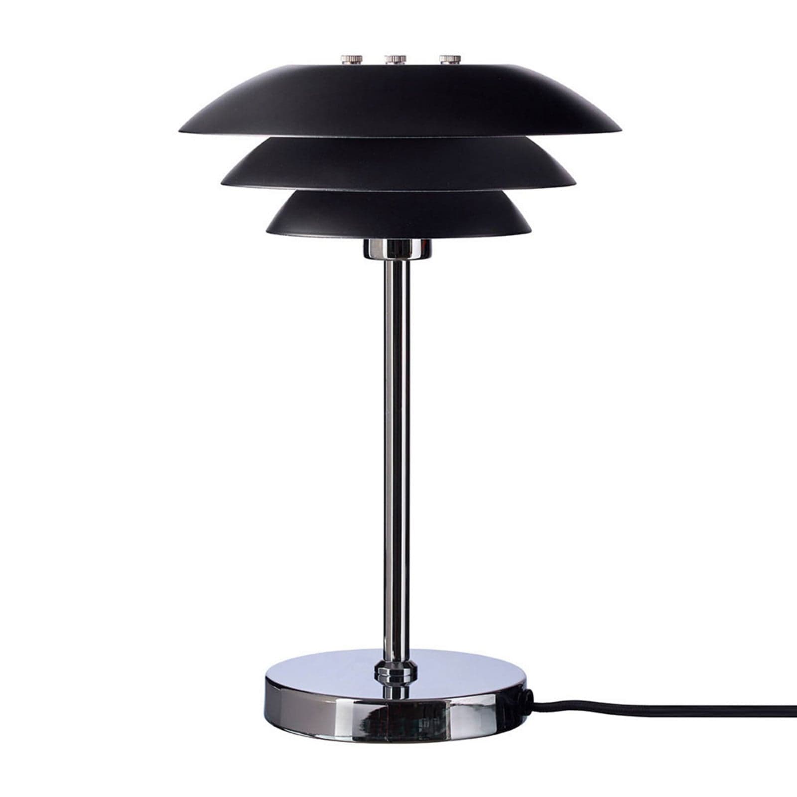 DL20 Bordlampe Svart - Dyberg Larsen - Stue - Skandinavisk - Metall - Med skjerm