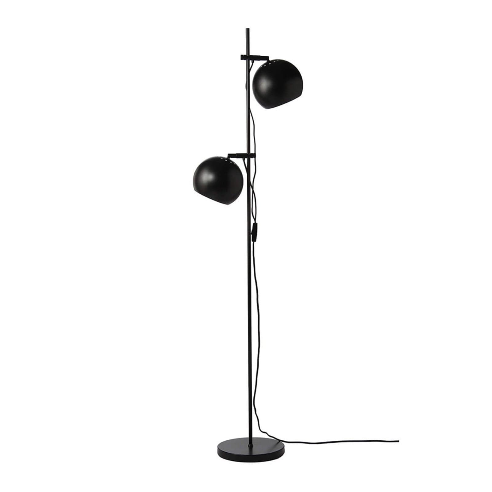 Ball Double Gulvlampe Matt Black - Frandsen - Stue - Metall