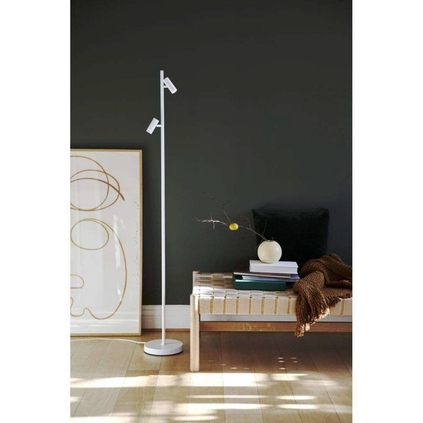 Omari LED Gulvlampe White - Nordlux - Stue - Metall