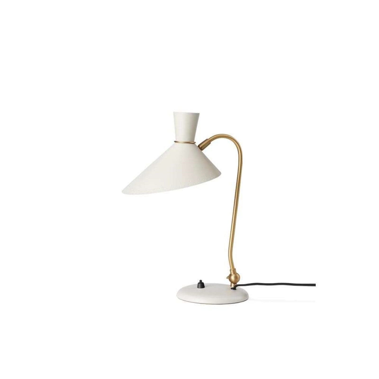 Bloom bordlampe, varmhvit, høyde 42 cm - Warm Nordic - Stue - Vintage - Metall - Med skjerm