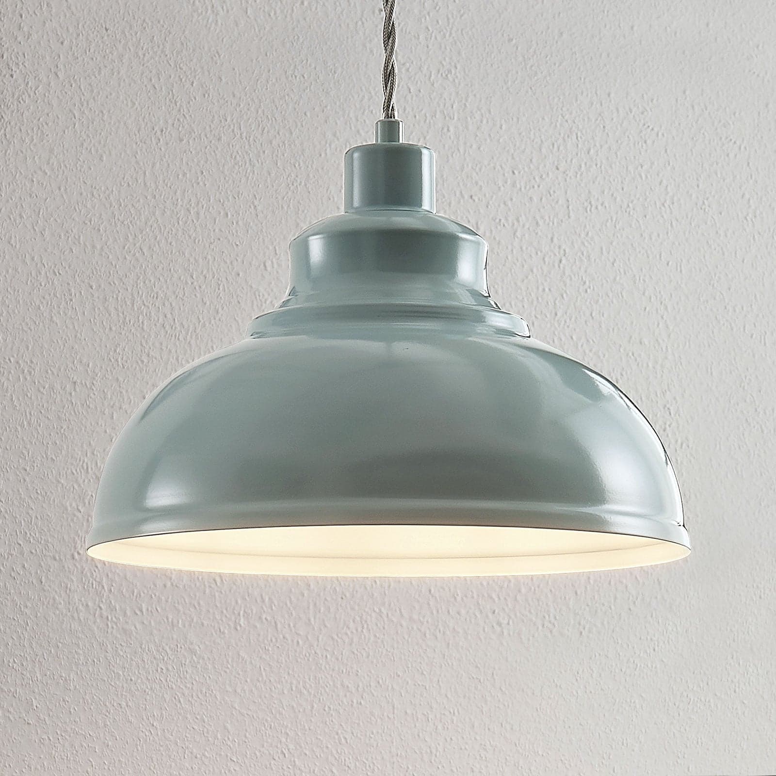 Albertine Pendel Light Blue - Lindby - Stue - Vintage - Metall - Med en lyskilde