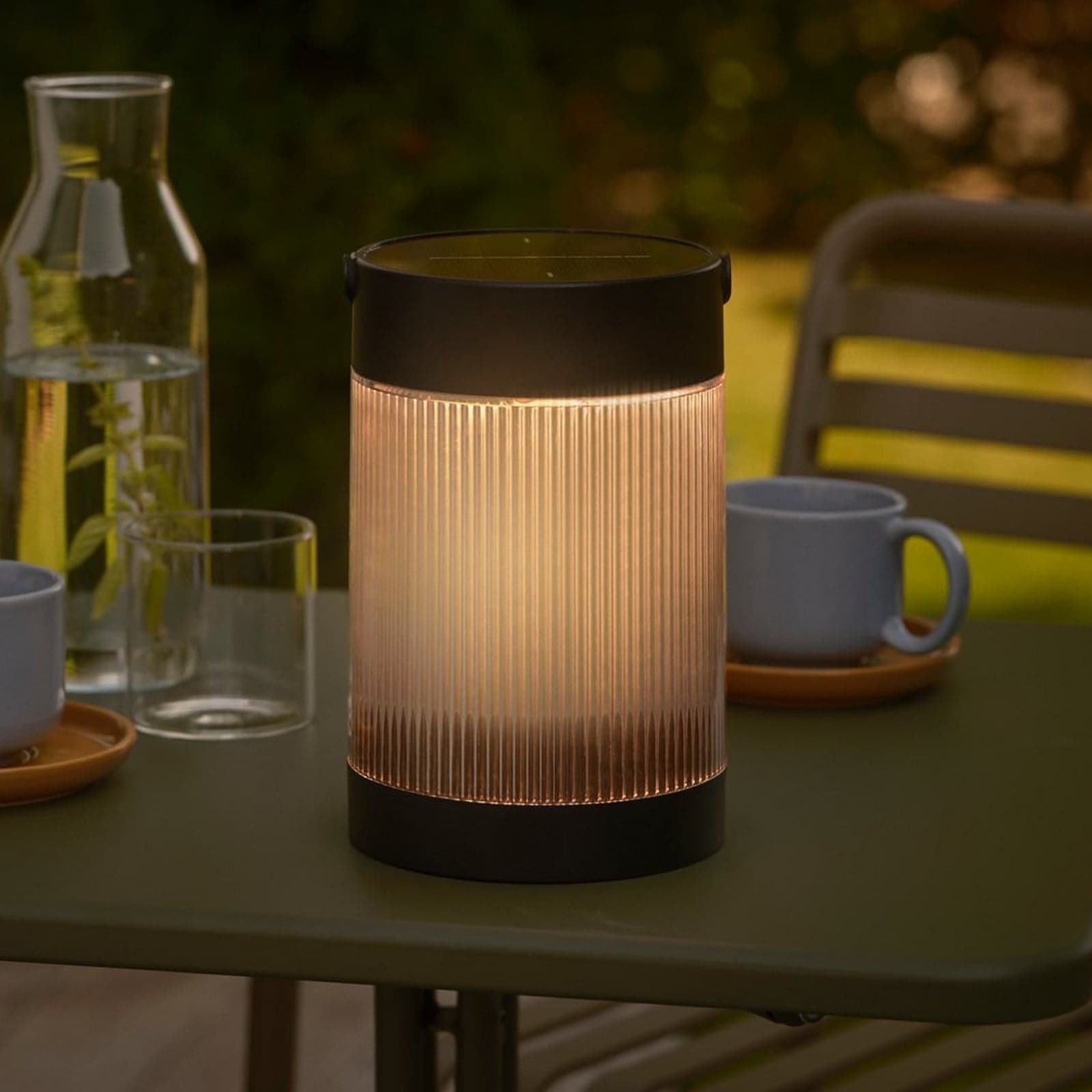 Coupar Solar Portable Bordlampe Svart - Nordlux - Terrasse - Plast - Med en lyskilde