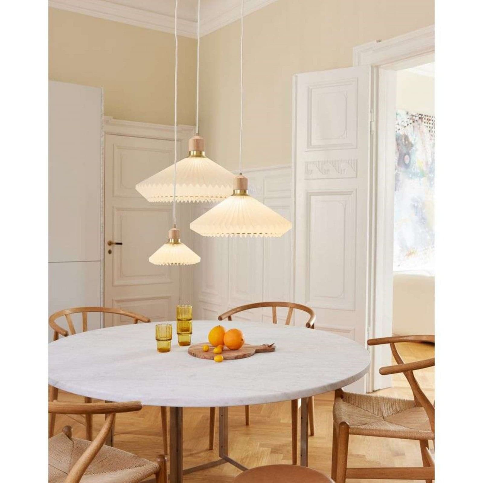 Paris Pendel Ø24 Green/Black -Halo Design - Spisestue - Plast