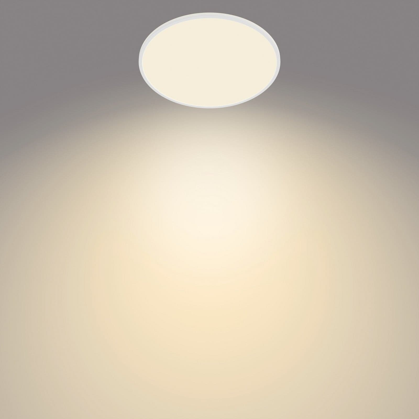 SuperSlim taklampe Ø 54 cm hvit 2700 K - Philips - Arbeidsrom / kontor - Metall - Rund