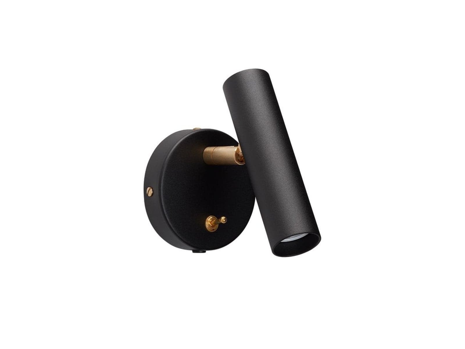 Slender Vegglampe Black/Brass - Belid - Stue - Metall