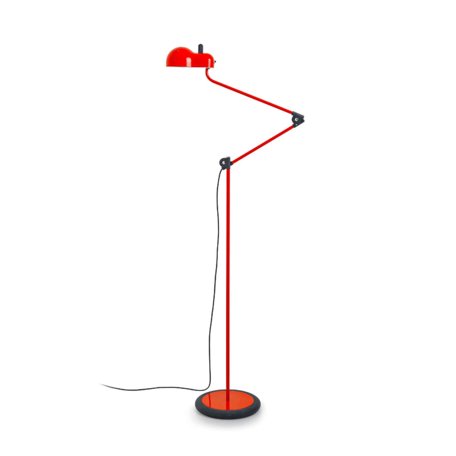 Topo LED-gulvlampe, rød, høyde 140 cm - Stilnovo - Stue - Design - Metall - Med en lyskilde