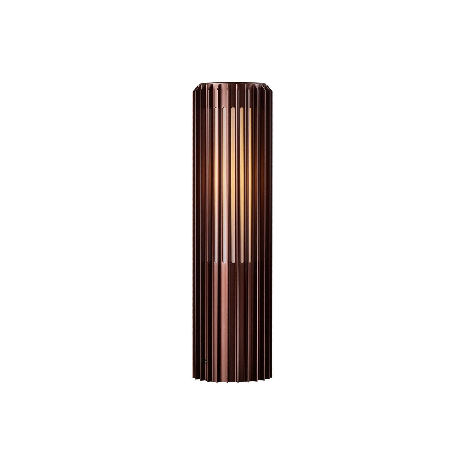 Aludra 45 hagebelysning Seaside Brown Metallic - Nordlux - Aluminium - Med en lyskilde