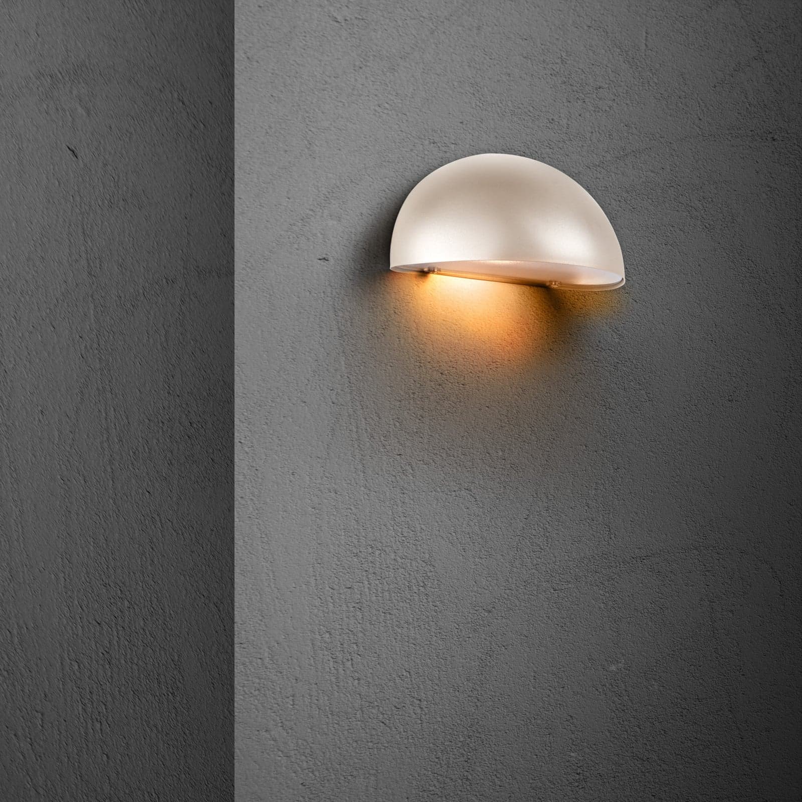 Scorpius Utendørs Vegglampe IP33 Sanded - Nordlux - Entré - Metall - Med en lyskilde