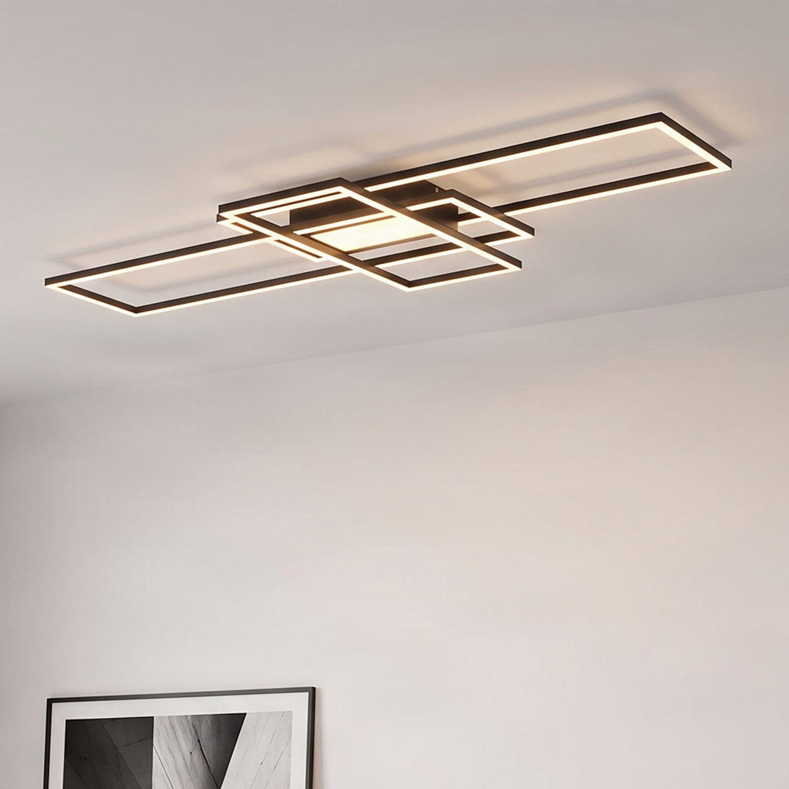 Ismera 3 Taklampe Anthracite - Lindby - Stue - Moderne - Metall - Med flere lyskilder