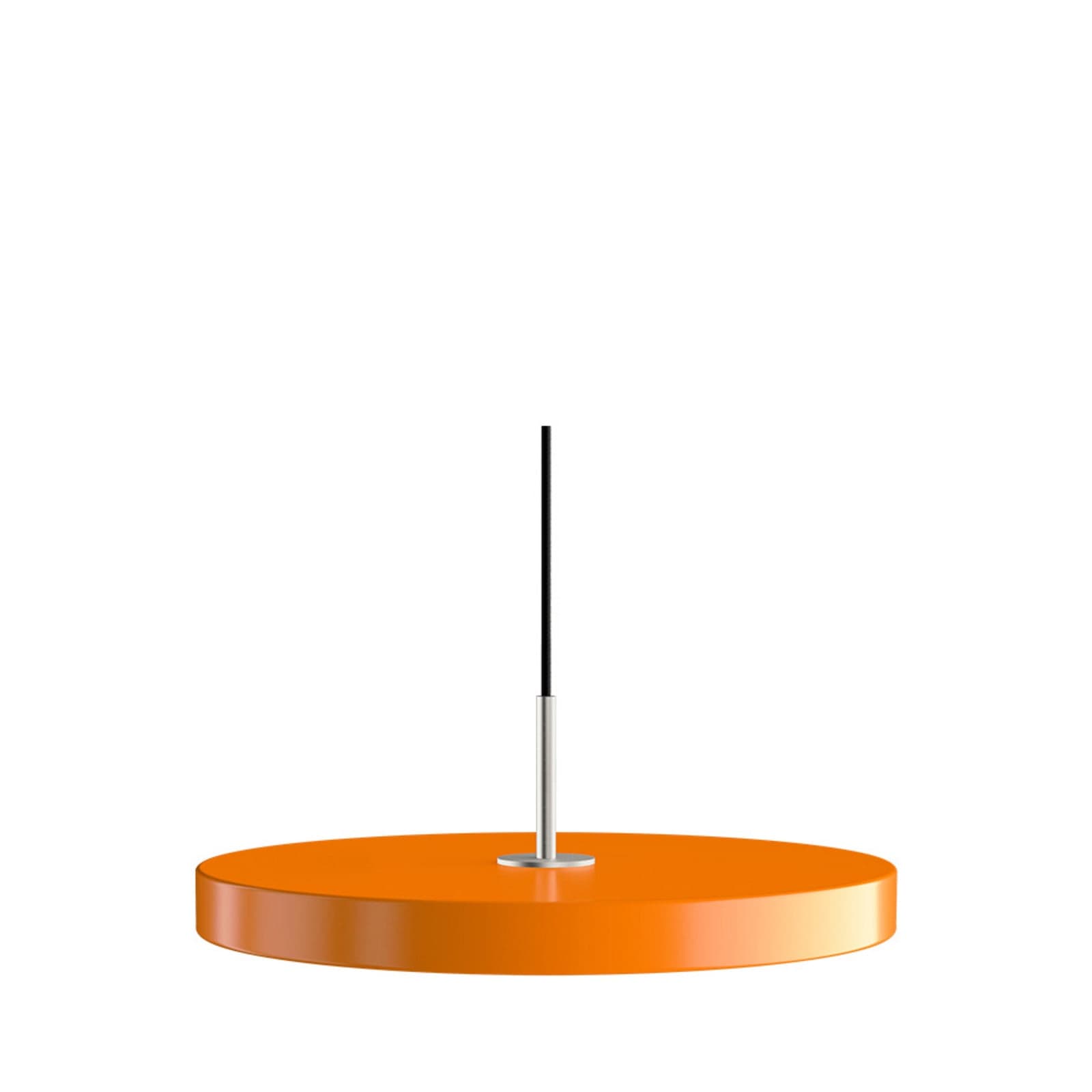Asteria Plus pendellampe, Ø 43 cm, oransje/stål - UMAGE - Stue - Metall