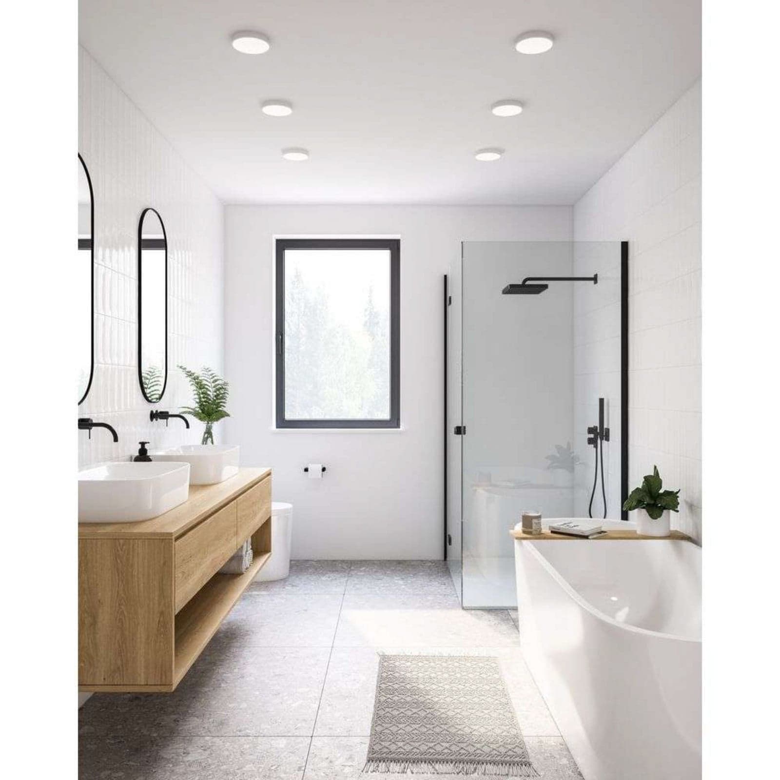 Sóller 12 Taklampe White - Nordlux - Bad - Plast