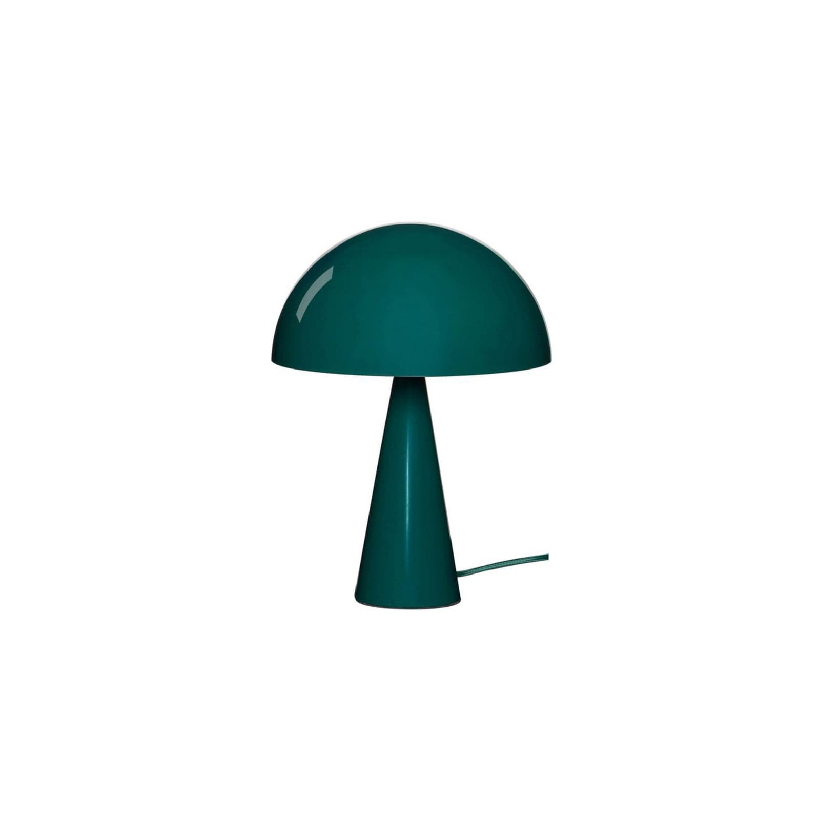 Mush Mini bordlampe, mørkegrønn, høyde 34 cm - HÜBSCH - Stue - Moderne - Metall - Med en lyskilde