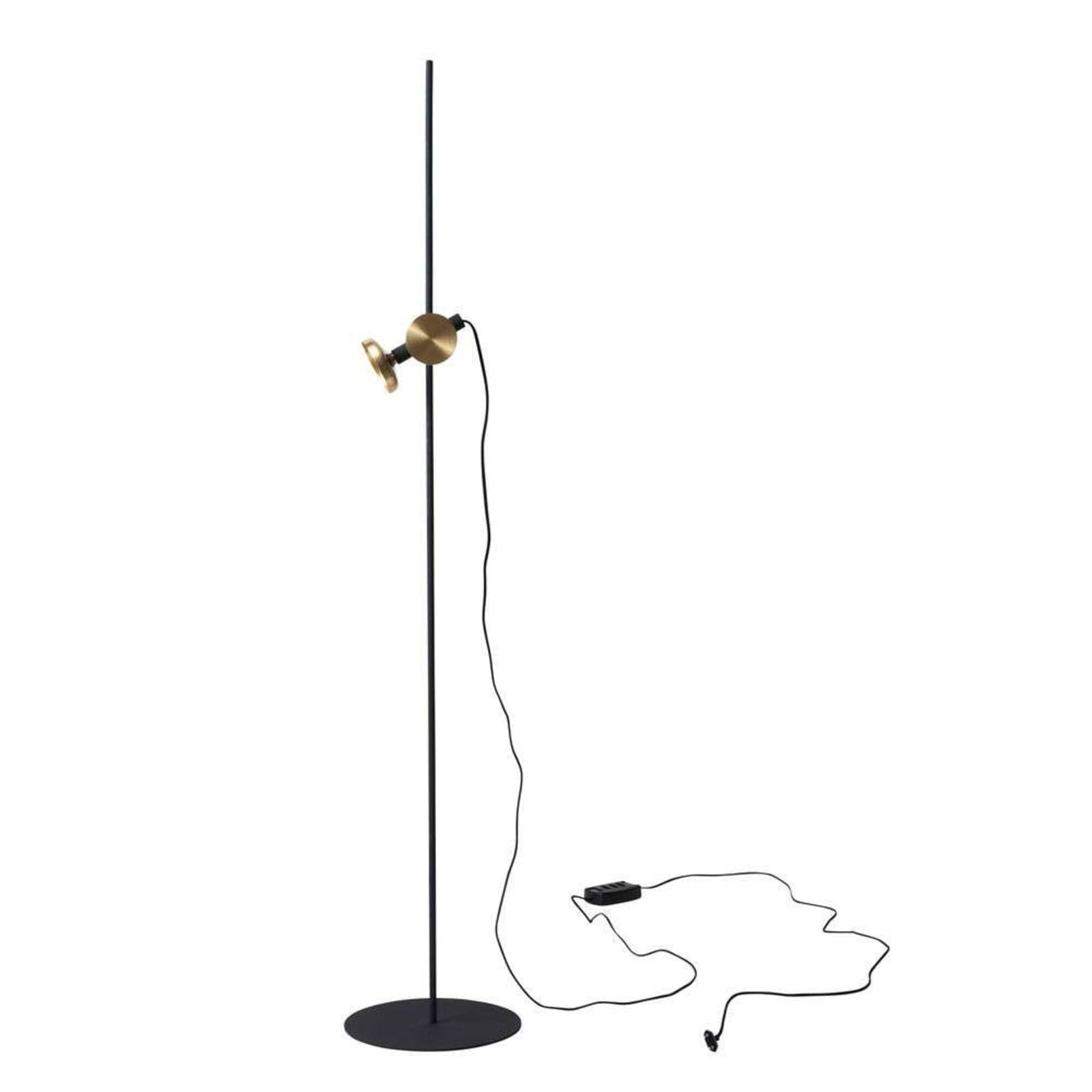 Blend 150 Gulvlampe Black/Brass - Pholc - Stue - Metall