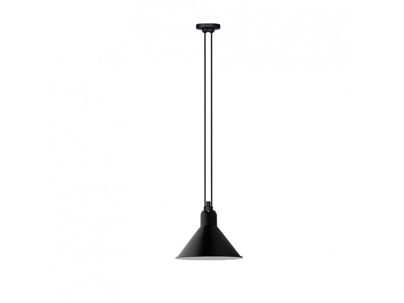 322 XL Pendel Konisk Svart - Lampe Gras - Stue - Metall