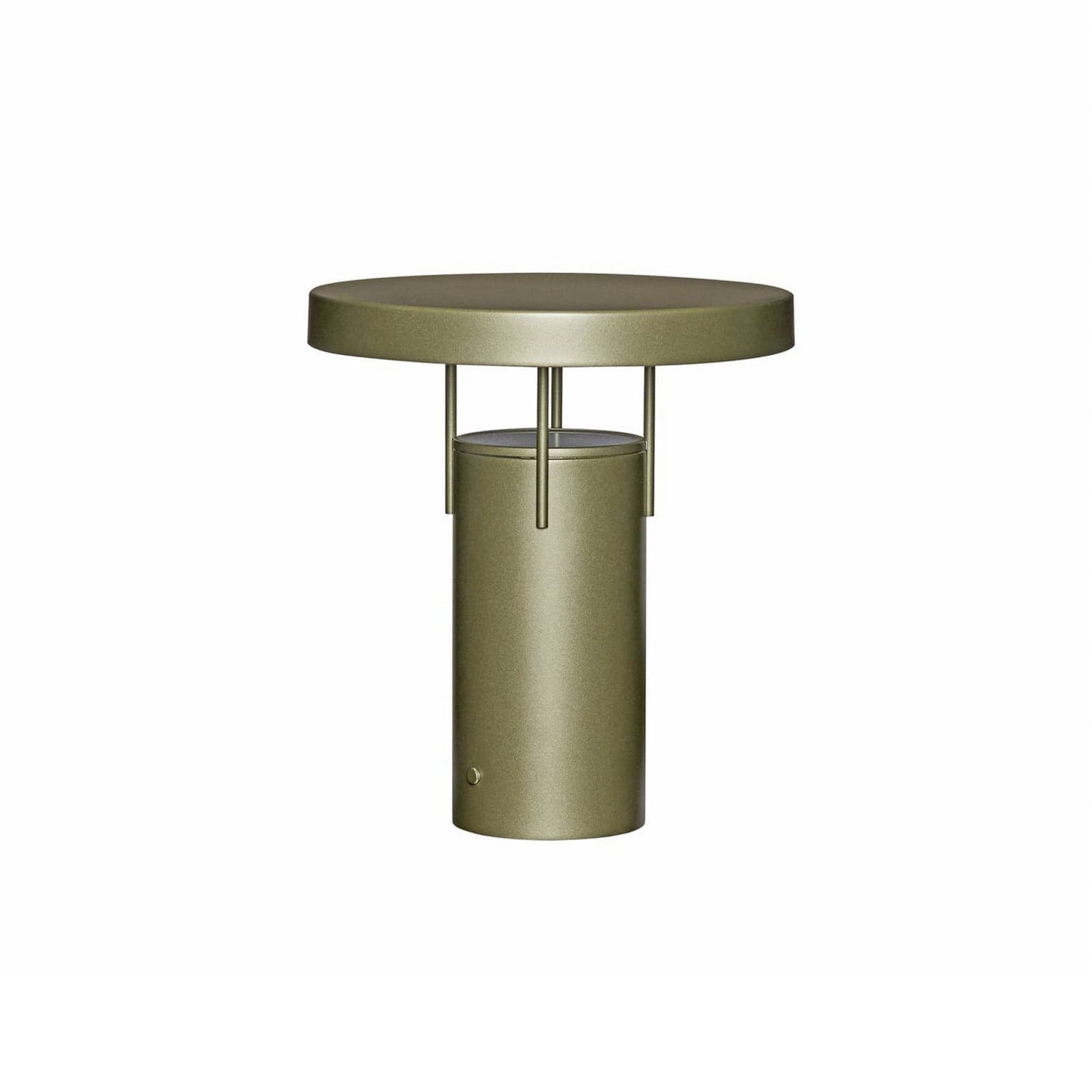 BringMe LED-batteridrevet bordlampe mørkegrønn metallic 28 cm – HÜBSCH - Terrasse - Moderne - Med en lyskilde