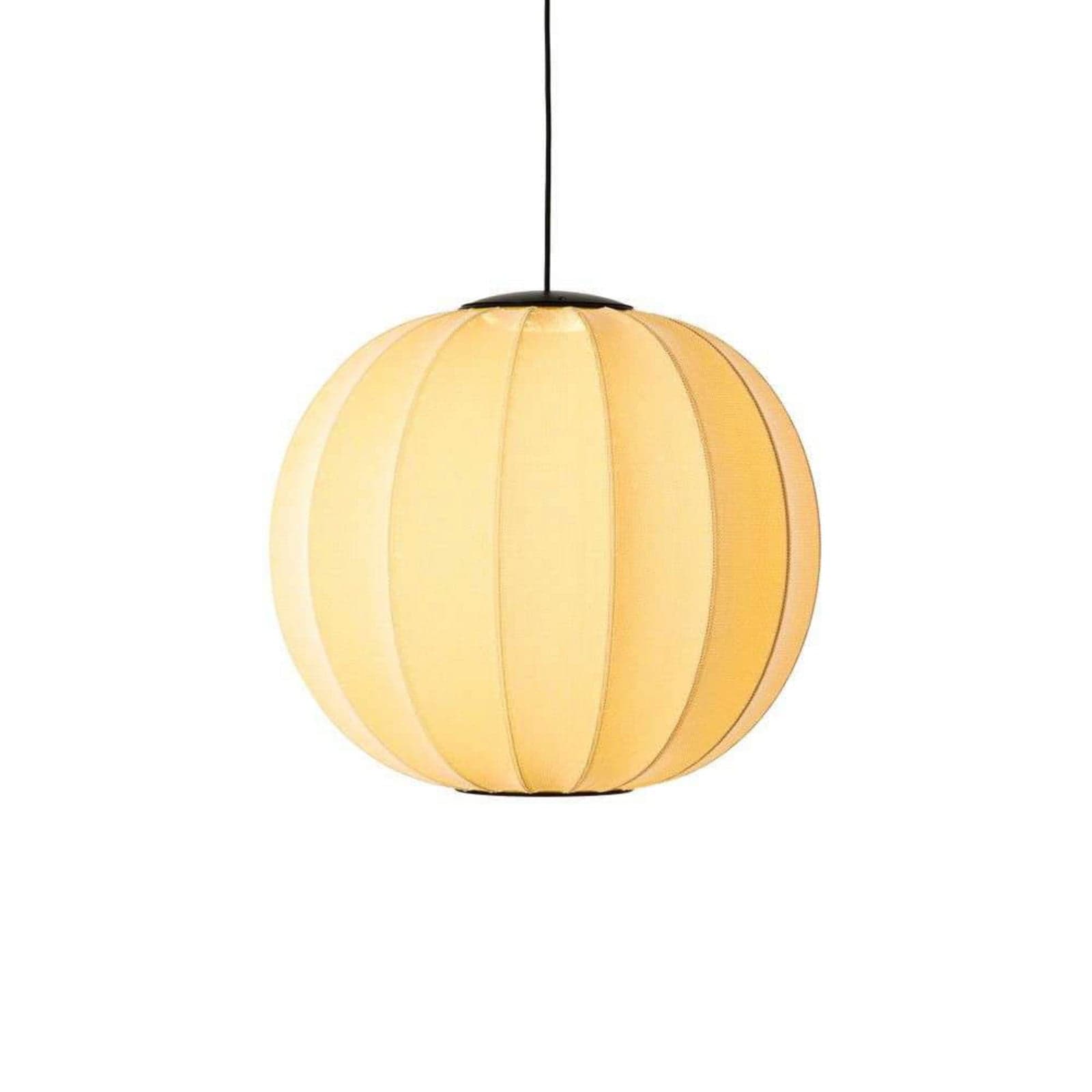 Knit-Wit 60 Round LED Pendel Sunrise - Made By Hand - Soverom - Stoff / Tekstil
