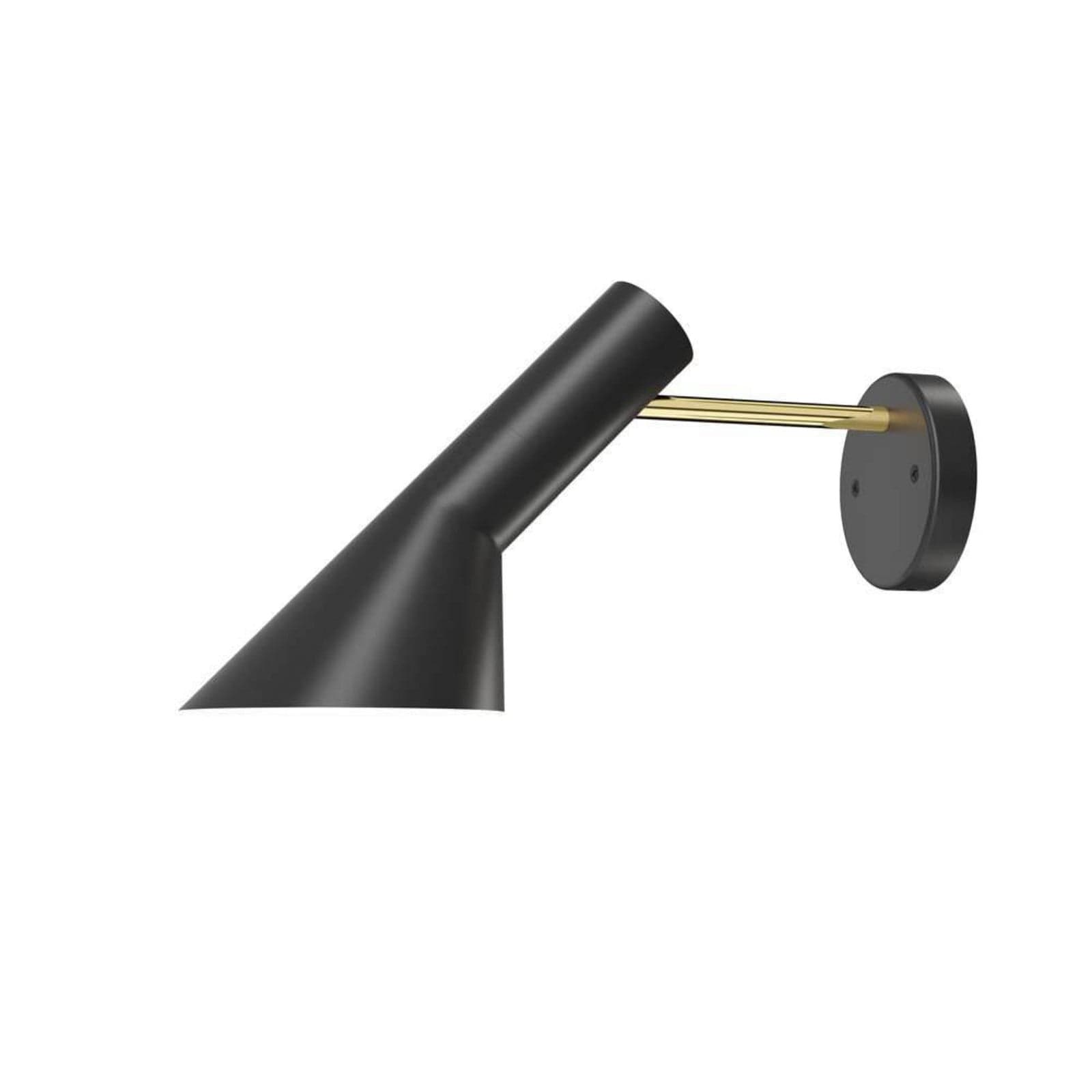 AJ Vegglampe HW Brass/Black - Louis Poulsen - Stue - Metall