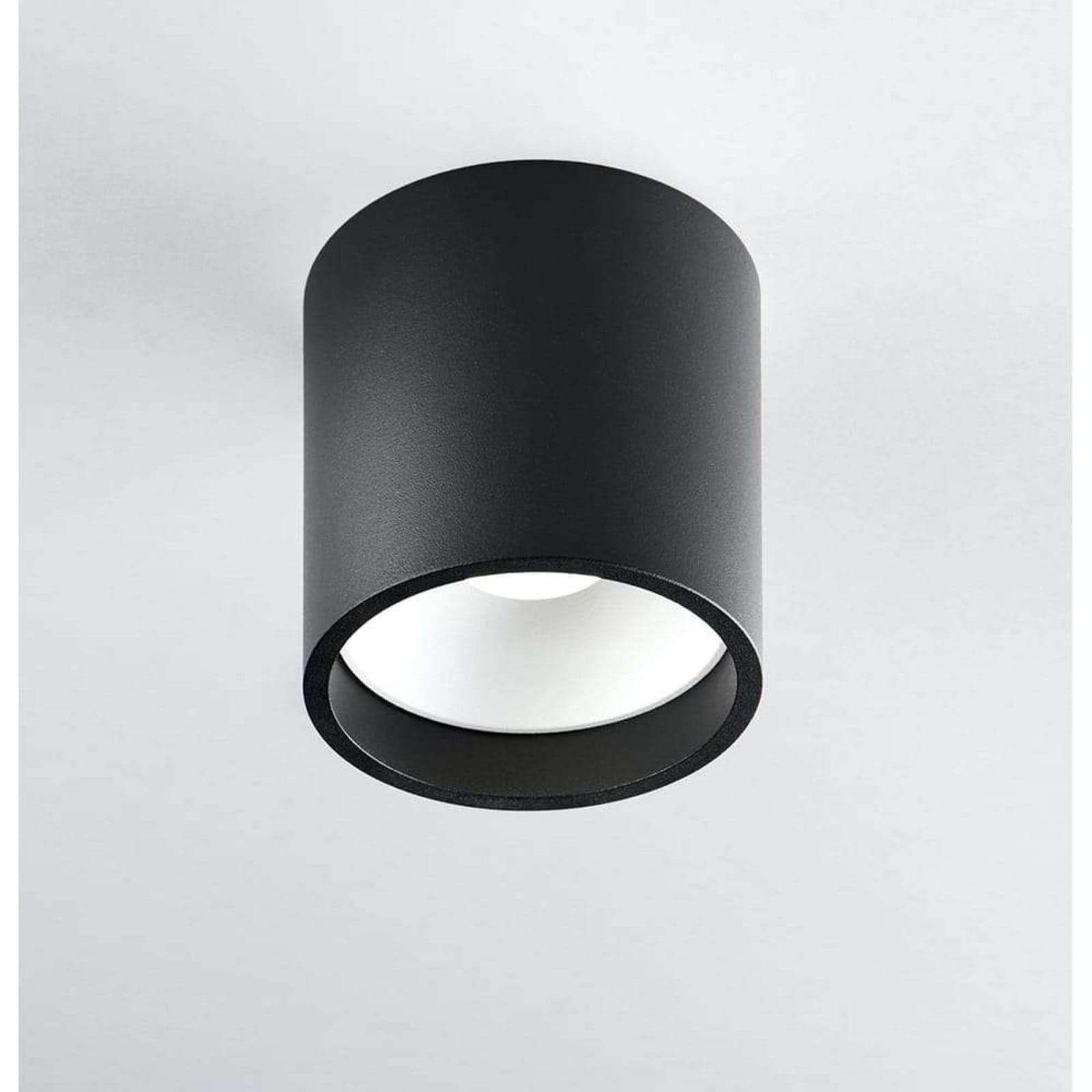 Solo 2 Round taklampe, svart/hvit, dimbar - LIGHT-POINT - Kjøkken - Aluminium