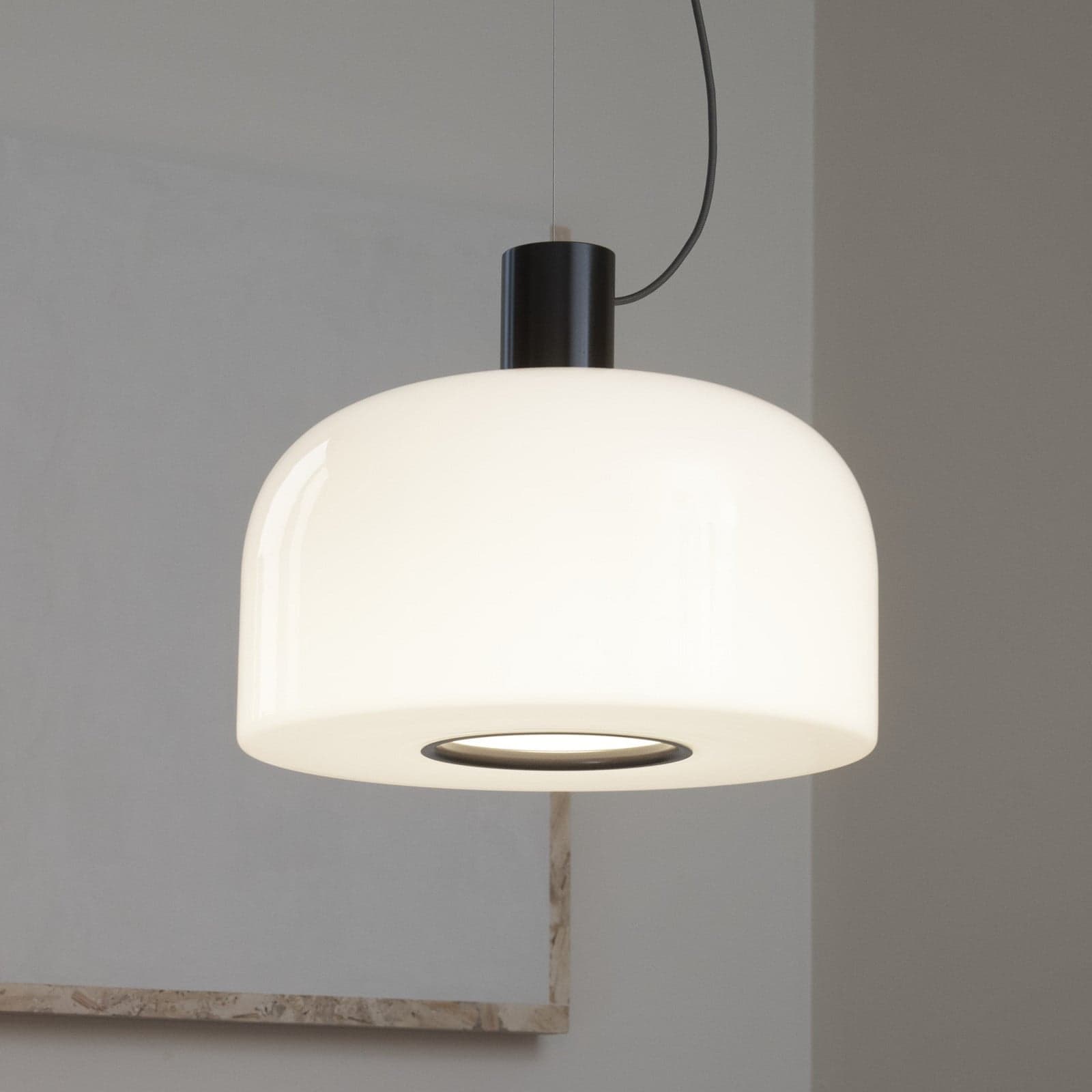 Bellhop Glass S2 Pendel Cioko - Flos - Stue - Med en lyskilde