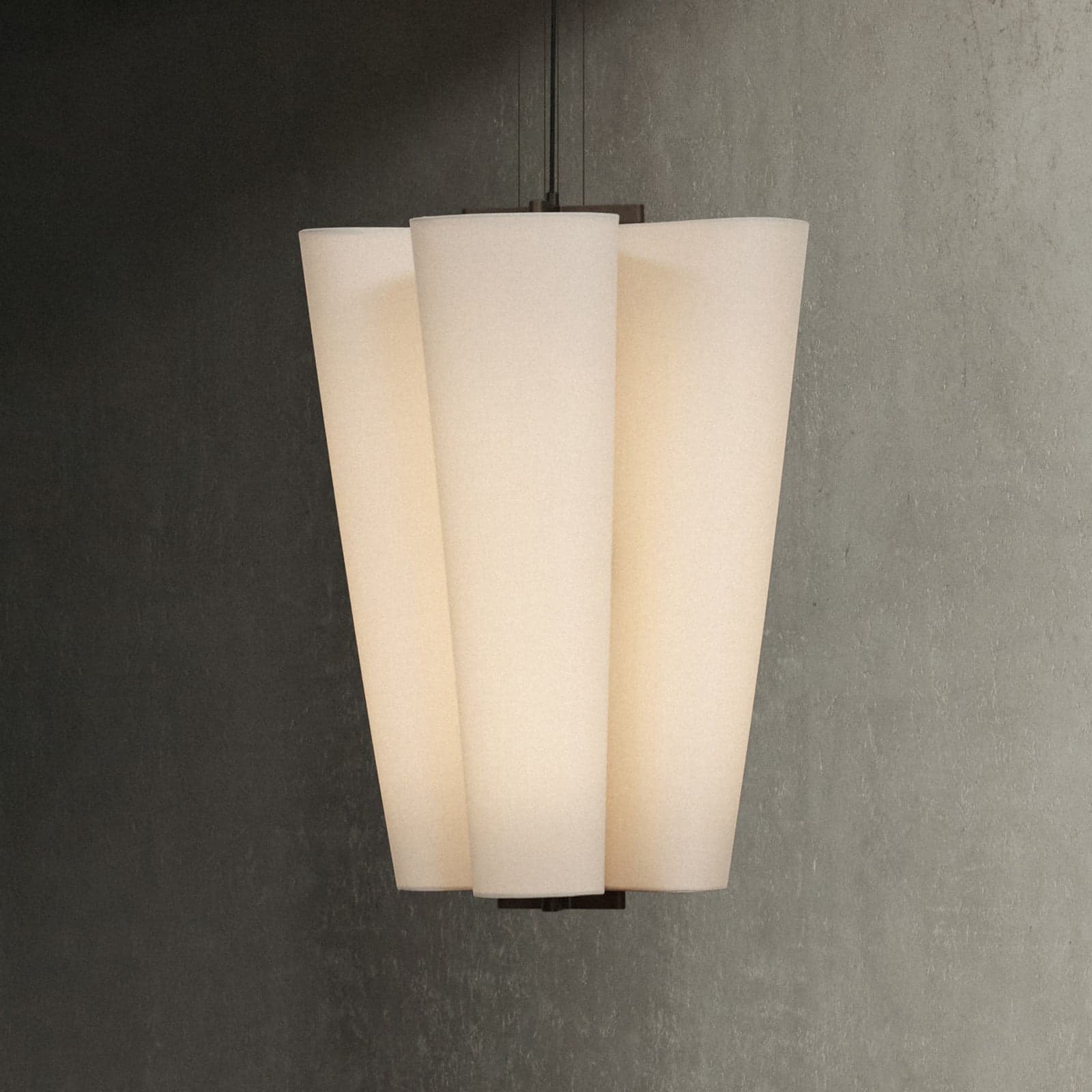 Bella SC115 hengelampe, Ø 54 cm, beige, 4 lyskilder – &TRADITION - Stue - Design - Stoff / Tekstil - Med flere lyskilder