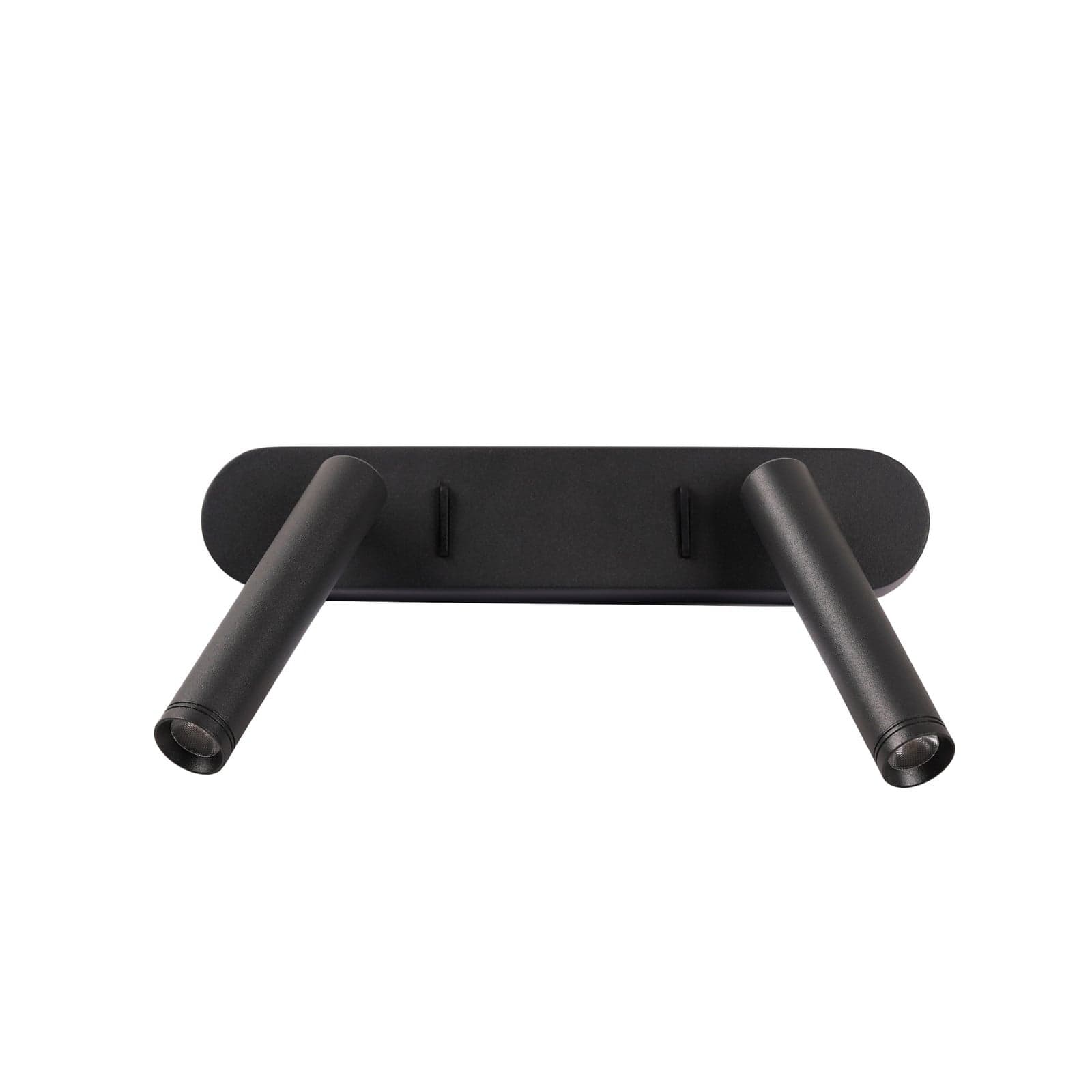 Point LED-vegglampe, svart, bredde 25 cm, 2 lyskilder - Antidark - Soverom - Moderne - Metall - Med flere lyskilder