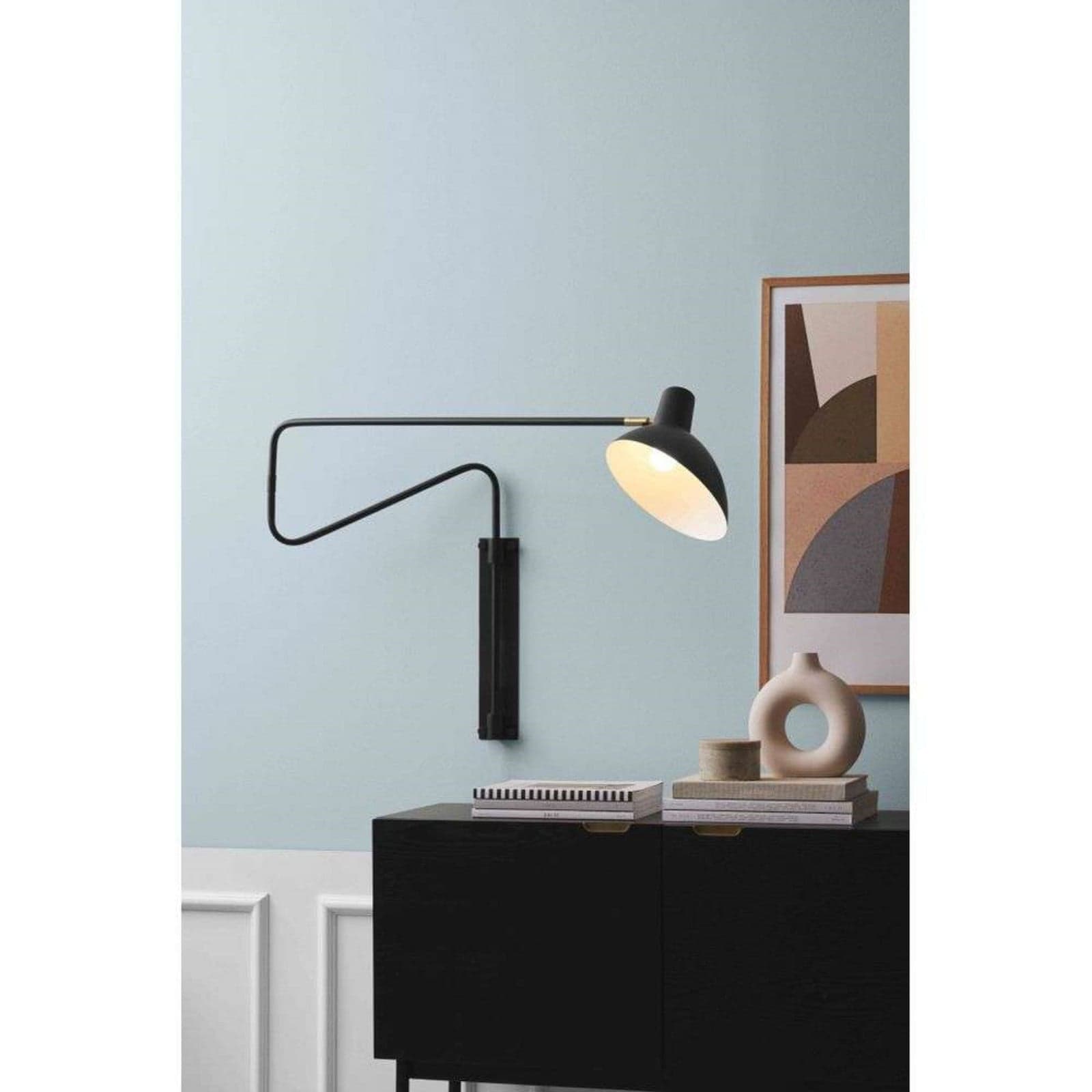 Metropole Deluxe Vegglampe Medium - Halo Design - Stue - Metall