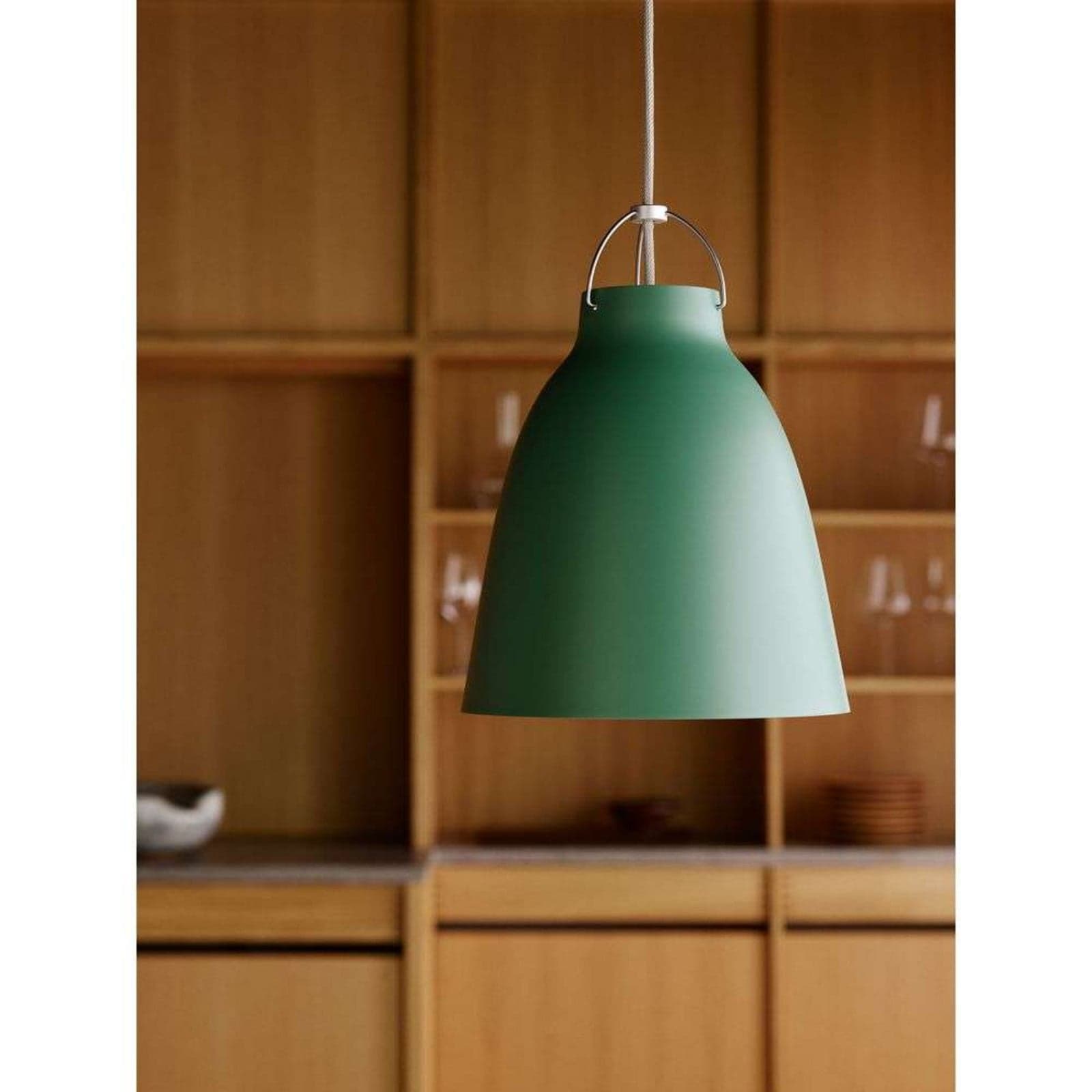Caravaggio™ P1 Pendel Matt Patina Grønn - Fritz Hansen - Stue - Metall