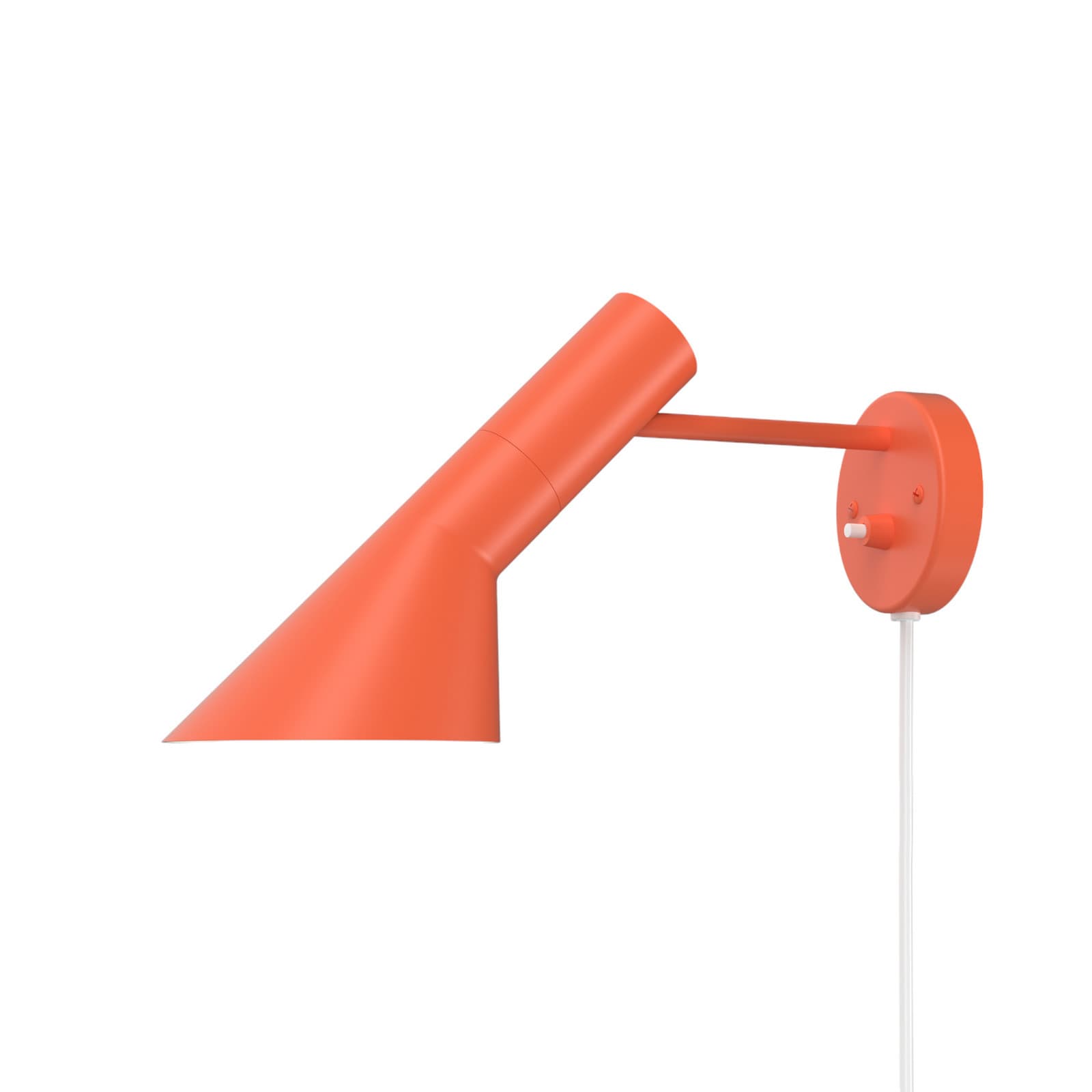 AJ Vegglampe Electric Orange - Louis Poulsen - Stue - Design - Metall - Med en lyskilde