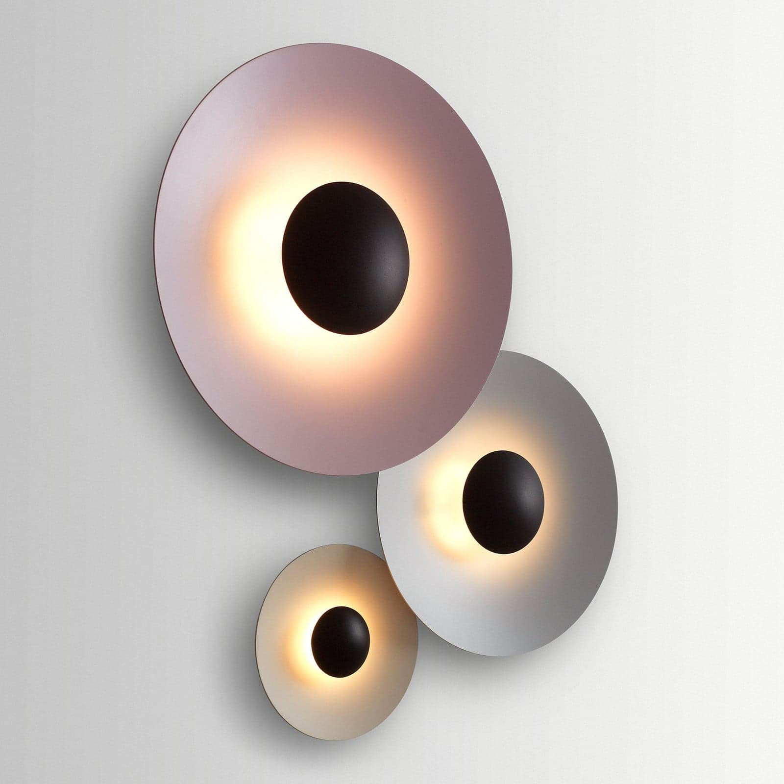 Ginger 20C vegglampe, sand – MARSET Ginger 20 C - Stue - Design - Metall - Rund