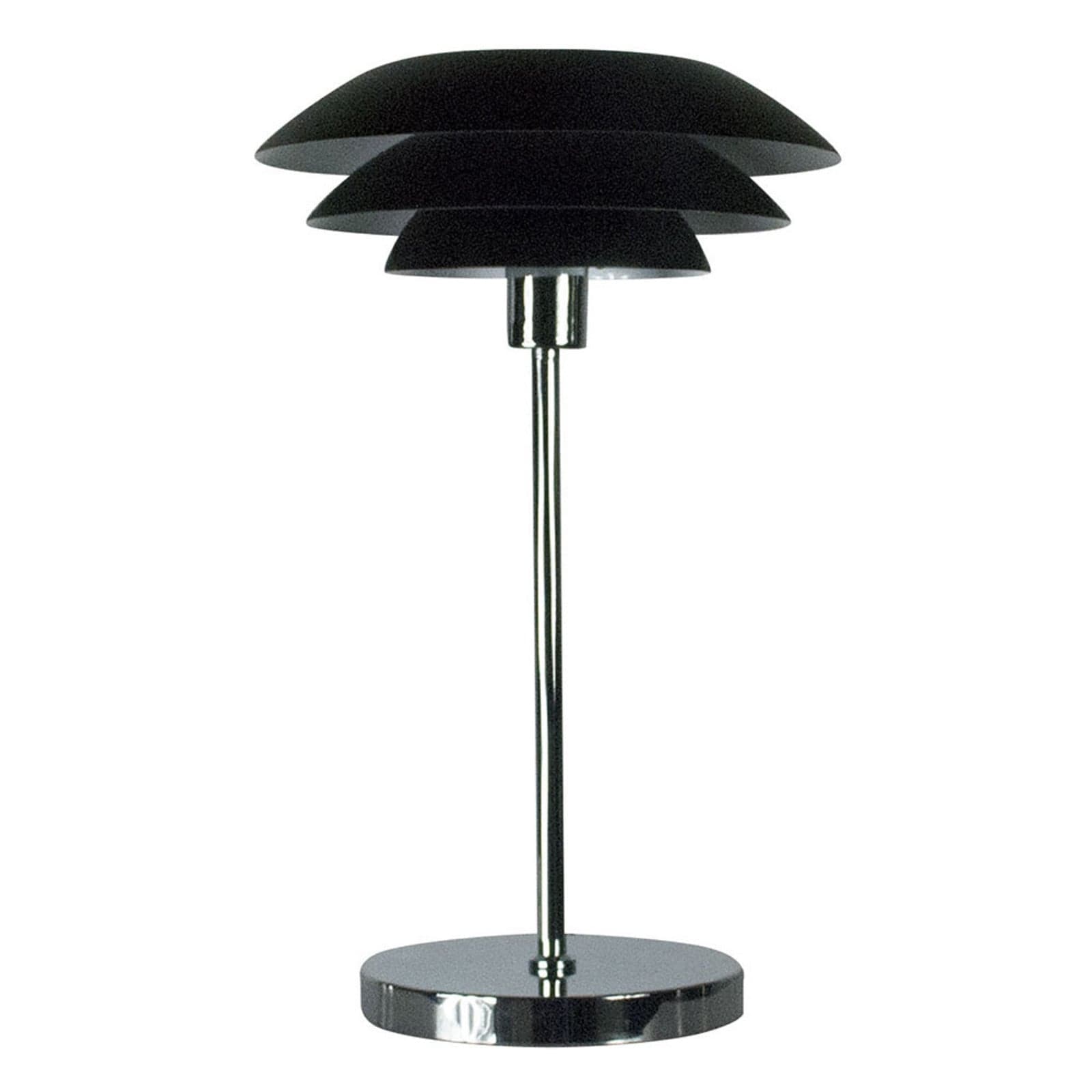 DL31 Bordlampe Matt Svart - Dyberg Larsen - Stue - Skandinavisk - Metall - Med skjerm