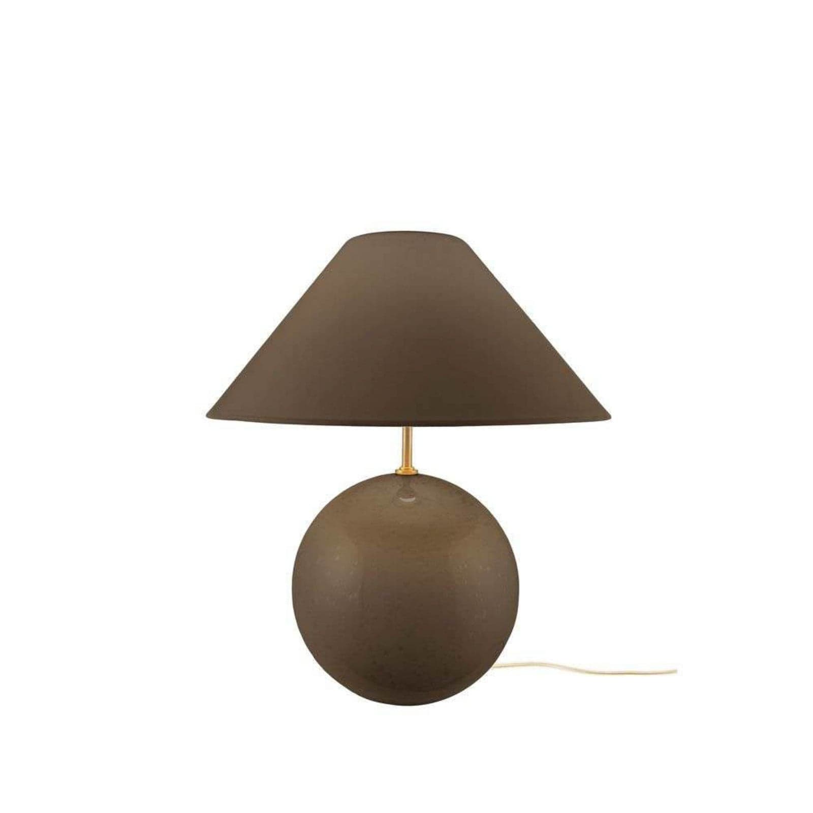 Iris 35 bordlampe Mocha - Globen Lighting - Stue - Vintage - Glass - Med en lyskilde