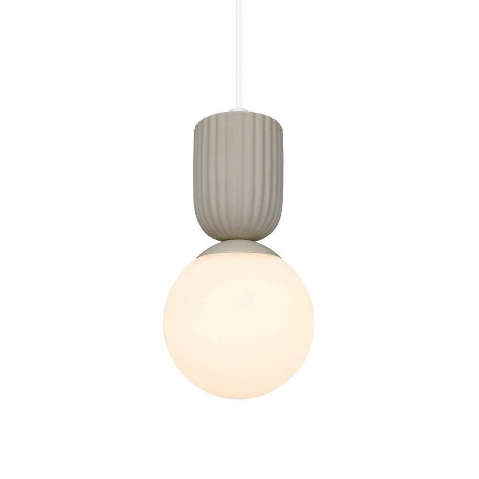 Sadie pendellampe beige - Nordlux - Stue - Skandinavisk - Glass - Med en lyskilde