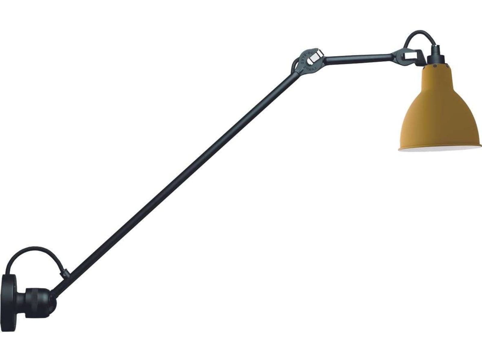 Lampe Gras 304 L60 vegglampe, gul – DCW - Stue - Design - Metall