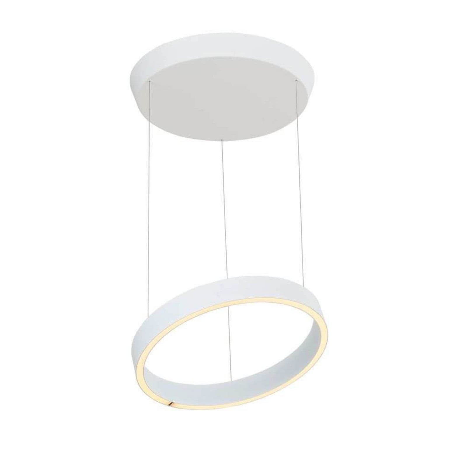 EOS 360 pendellampe Small White - LOOM DESIGN EOS 360 Small - Stue - Moderne - Aluminium - Med en lyskilde