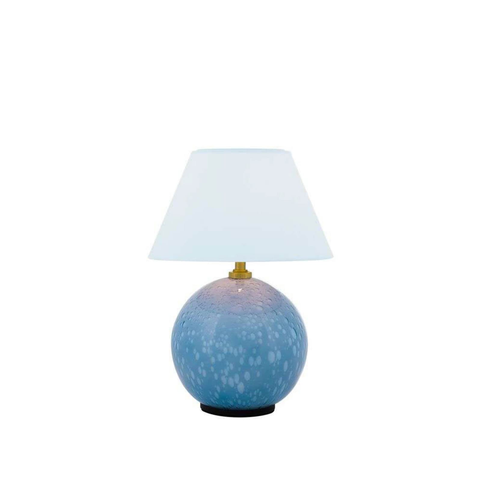 Iris 16 bærbar bordlampe Dove Blue - Globen Lighting - Stue - Vintage - Glass - Med en lyskilde
