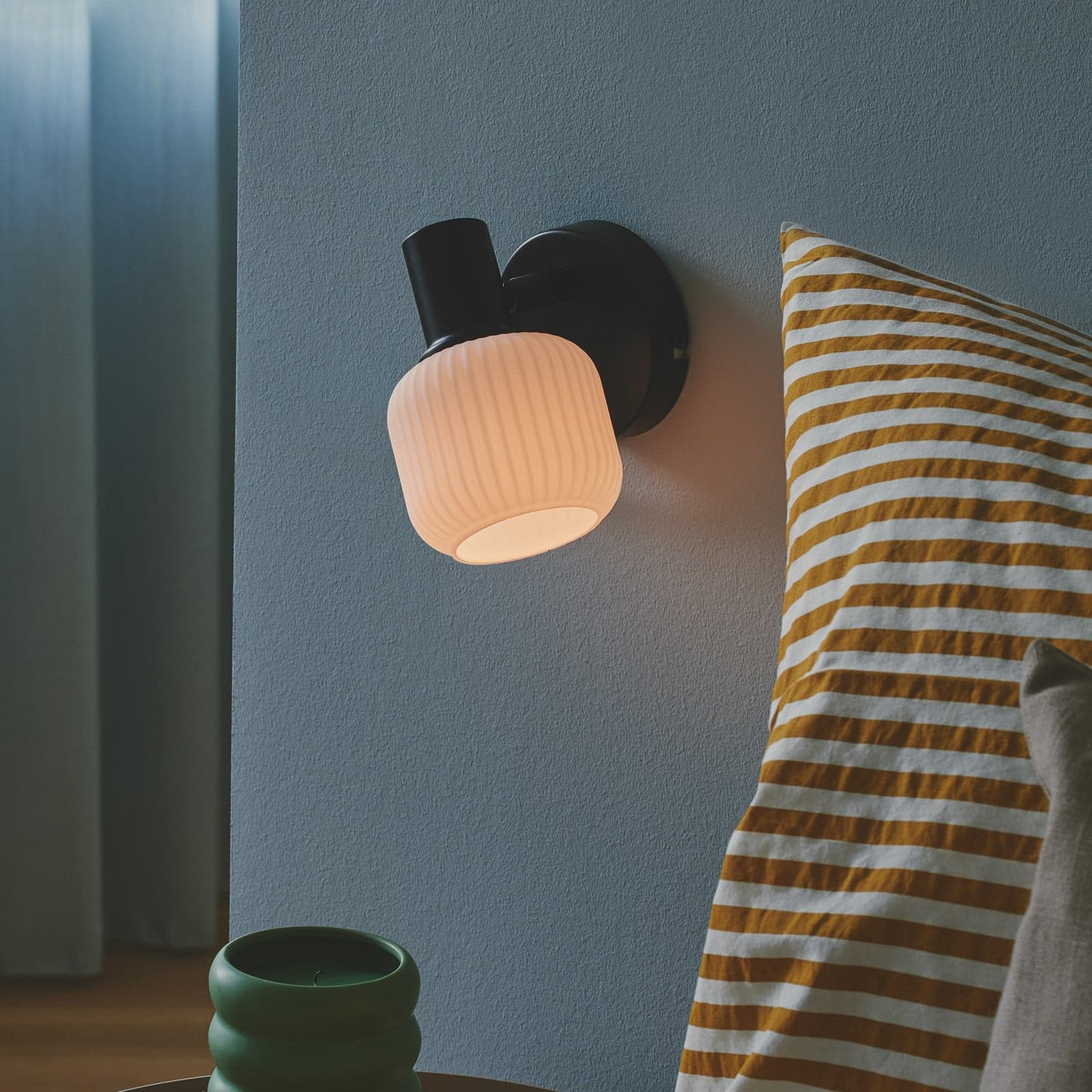 Milford Mini Vegglampe Black - Nordlux - Soverom - Metall - Med en lyskilde